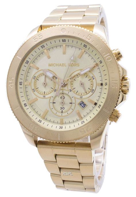 michael kors mk 8663|Michael Kors Theroux Chronograph Quartz Gold Dial Men's.